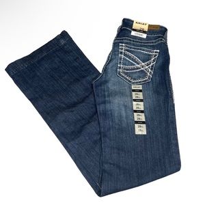 - New Women’s Ariat Mid Rise Trouser Jeans Size 28XL